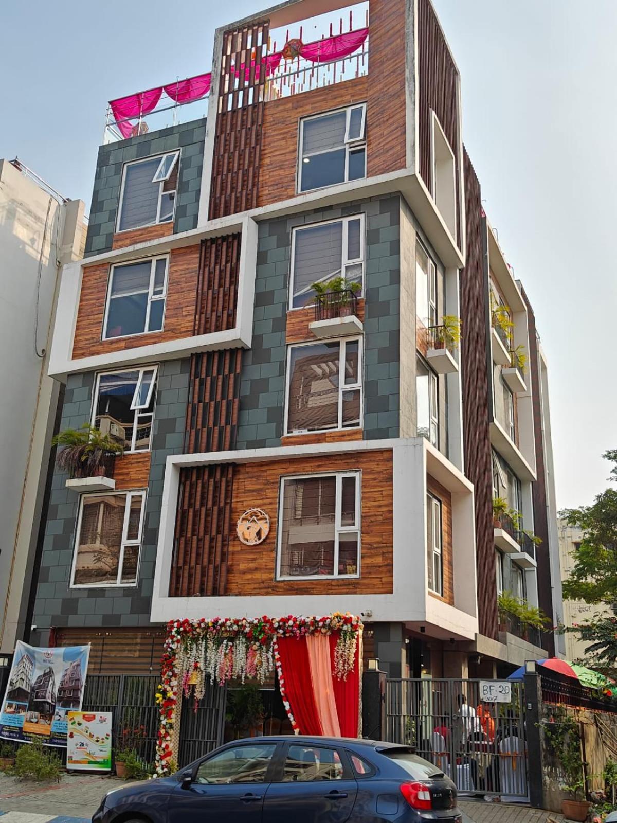 Hotel Nk7 Newtown Calcuta Exterior foto