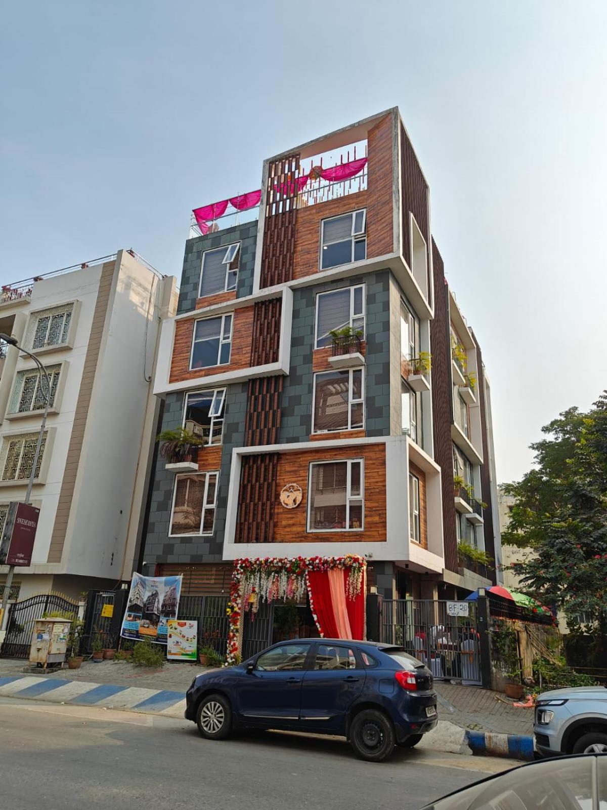 Hotel Nk7 Newtown Calcuta Exterior foto